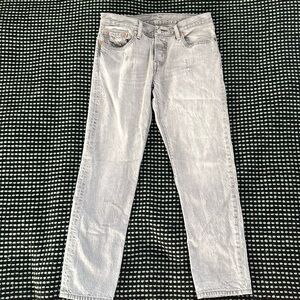 Levi’s Low Rise Straight Leg Jeans Light Grey